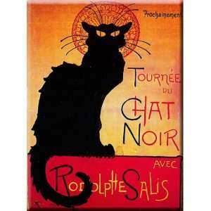  French Art Deco Advertising Sign   Chat Noir Black Cat 