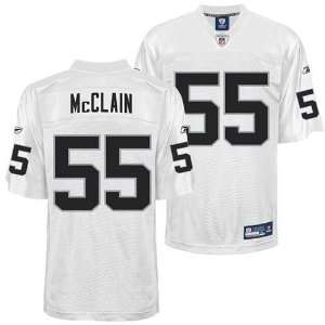 Oakland Raiders Rolando McClain #55 Replica Jersey (White)  