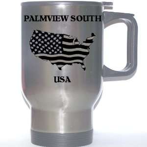  US Flag   Palmview South, Texas (TX) Stainless Steel Mug 