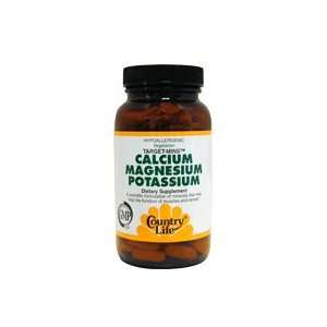 Country Life Calcium Magnesium Potassium 180 Tabs