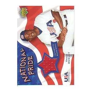  2004 Upper Deck National Pride Memorabilia 2 TBJ Thad 