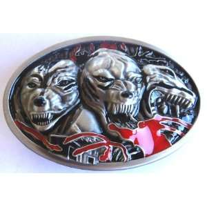  3D Hell Wolf Wolves Belt Buckle (Brand New) Everything 
