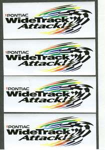 PONTIAC GRAND PRIX WIDE TRACK RACING DECALS STICKERS  