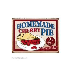  Homemade Cherry Pie Metal Sign