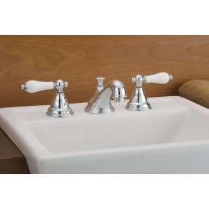 Cheviot Widespread Lavatory Faucet W/ Porcelain Lever Handles 5220PB 