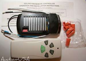   Ceiling Fan Remote Control kit for CFL and regular bulbs  