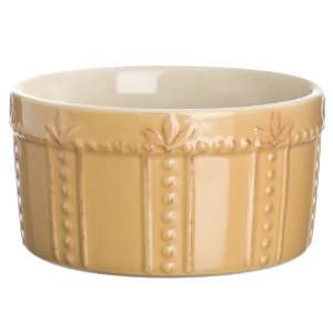 Signature Housewares Sorrento 11 Ounce Stoneware Ramekin, Gold  
