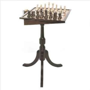  CHH 9001 Tournament Chess & Checker Table in Mahogany 