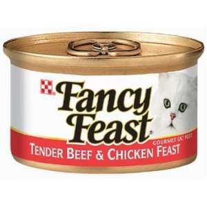 Fancy Feast Tender Beef & Chicken Feast Cat Food 3 oz  