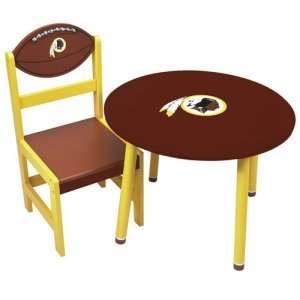  Washington Redskins NFL Childrens Wooden Chair (12x12X26 