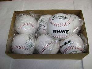   Sports SB12S Rhino 12 Inch Cork Core Softballs 710858008737  