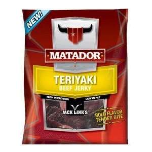  Matador Teriyaki Beef Jerky, 3 Oz Bags (Pack of 3) Office 