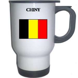  Belgium   CHINY White Stainless Steel Mug Everything 