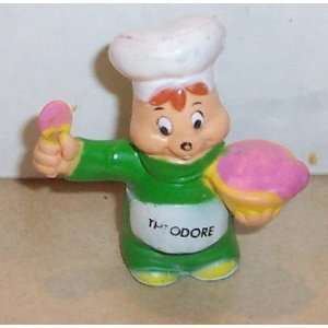  1983 Ideal Alvin & The Chipmunks Theodore Cooking PVC 