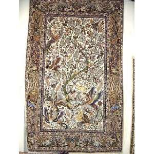  4x6 Hand Knotted Isfahan/Esfahan Persian Rug   43x67 