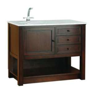  Soma by Foremost MEBTA4224D Mendham 42 Vanity in Burnt 