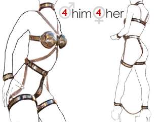 Luxury Stainless Steel Female Chastity Belt and Bra  