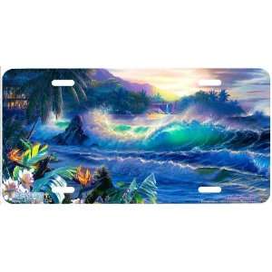  Beach scene License Plates Car Auto Novelty Front Tag by Christian 