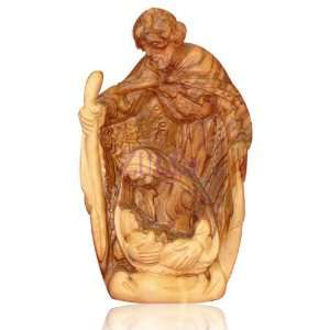  15cm Holy Family Olive Wood Figure 
