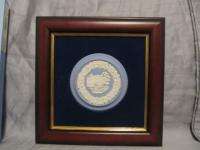 Wedgwood Great Smoky Mountains Jasperware Round Plaque New in Box 