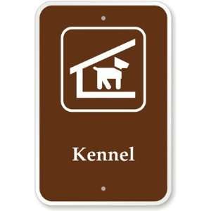  Kennel (with Graphic) Diamond Grade Sign, 18 x 12 