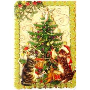  Punch Studio Christmas Greeting Cards Victorian Musical 