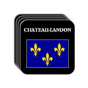  Ile de France   CHATEAU LANDON Set of 4 Mini Mousepad 