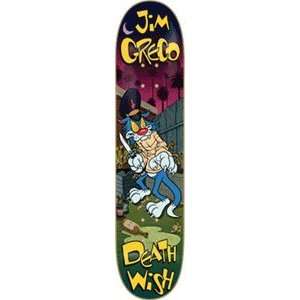  Deathwish Greco Death Freak Skateboard Deck   8.0 Sports 