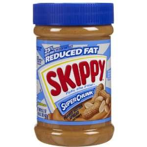 Skippy Peanut Butter, Super Chunk, Reduced Fat, 16.3 oz  