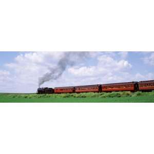  Train Moving on a Railroad Track, Strasburg, Lancaster 