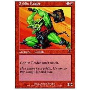   the Gathering   Goblin Raider   Seventh Edition   Foil Toys & Games