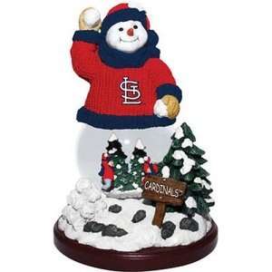   Louis Cardinals MLB Snowfight Snowman Figurine