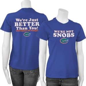  Florida Gators Royal Blue Ladies Snobs T shirt