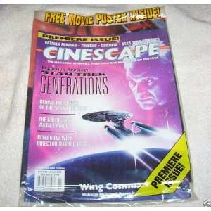  CINESCAPE PREMIERE ISSUE SEALED MOVIE POSTER Everything 