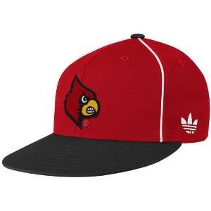   Cardinals Red Black Piped Snapback Adjustable Hat