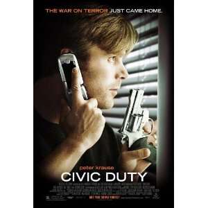 CIVIC DUTY 27X40 ORIGINAL D/S MOVIE POSTER