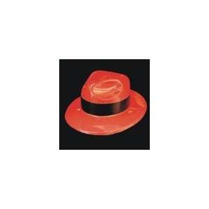  Red Plastic Gagster Hats