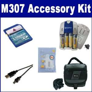  HP PhotoSmart M307 Digital Camera Accessory Kit includes 