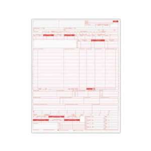    One part laser CMS 1450 insurance claim form.
