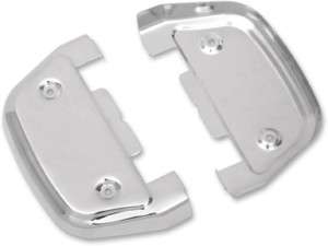 CHROME Passenger Footboard Covers Harley Road King  