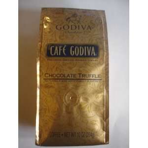 Cafe Godiva Chocolatier Chocolate Truffle Ground Coffee 10oz