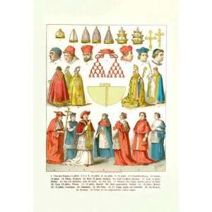   French Clergy Headwear and Vestments 20x30 poster