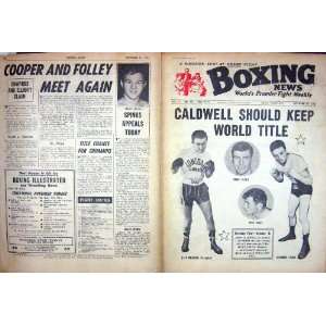   BOXING 1961 CALDWELL HALIMI BRIAN CURVIS LEAHY SPINKS