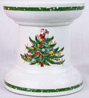 MIKASA CHRISTMAS TREATS Tree SANTA Pillar Candle Holders HP306 5 