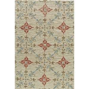   Yellow Gold Flowers Transitional 3 x 5 Rug (SUM 1)