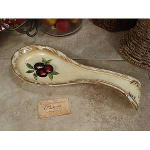 Lusso Ceramic Spoon rest Antique Wine design 