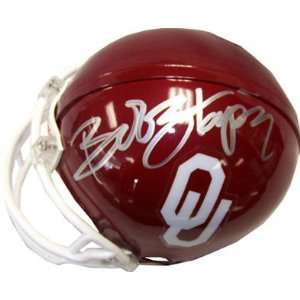 Bob Stoops Autographed Oklahoma Sooners Mini Helmet  