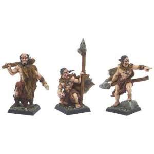  Fenryll Miniatures Cavern Barbarians (3) Toys & Games