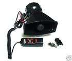12V Loud Horn for Car Van Truck with 5 Sounds PA System
