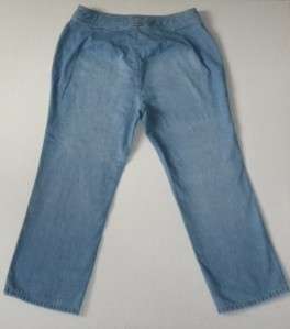 Liz Claiborne Womens Trouser Jeans Plus Size 16 W Great Condition 